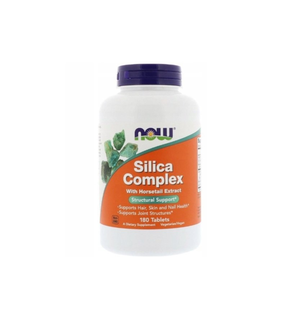 NOW FOODS Silica Complex - Włosy, Skóra, Paznokcie (180 tabl.)