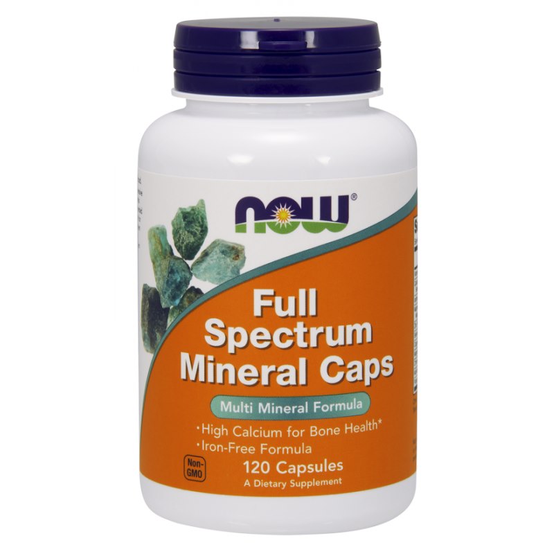 NOW FOODS Full Spectrum Mineral Caps - Minerały dla dorosłych (120 kaps.)