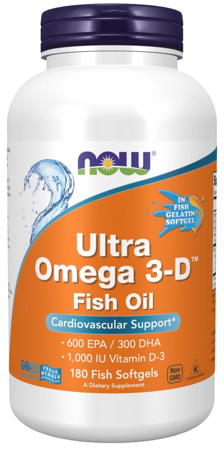 NOW FOODS Ultra Omega 3-D (180 kaps.)