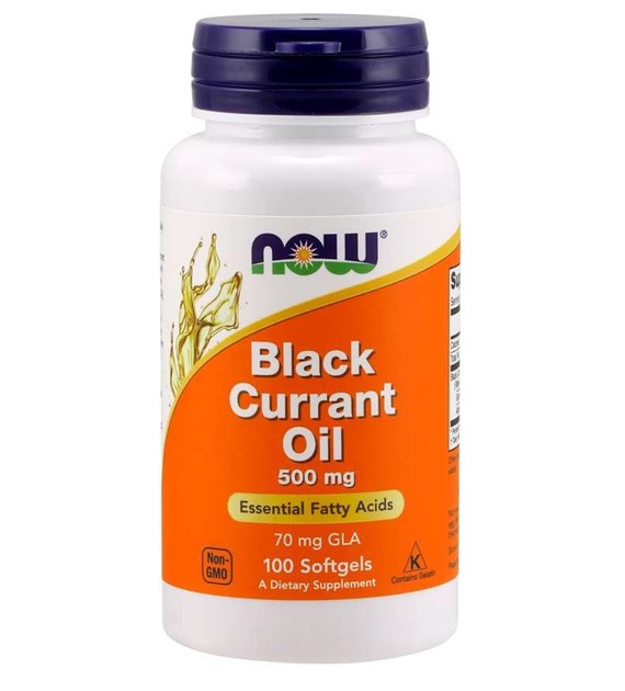 NOW FOODS Black Currant Oil, 500 mg (100 sgels)