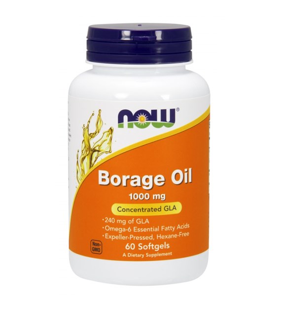 NOW FOODS Borage Oil, 1000 mg (60 sgels)
