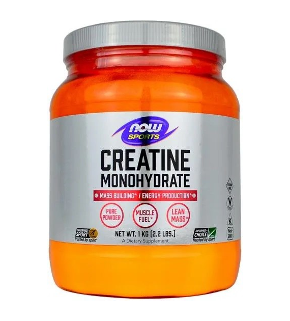 NOW FOODS Creatine Monohydrate - Kreatyna Monohydrat w proszku (1 kg)