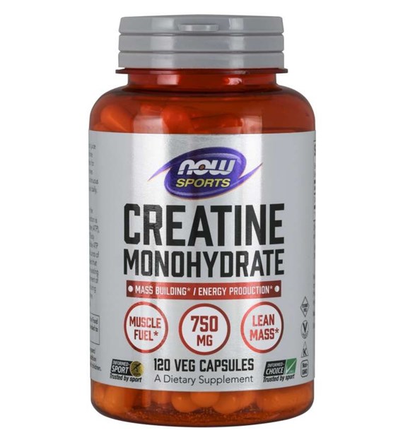 NOW FOODS Creatine, 750 mg (120 caps)