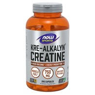 NOW FOODS Kre-Alkalyn Creatine - Buforowany Monohydrat Kreatyny 750 mg (240 kaps.)