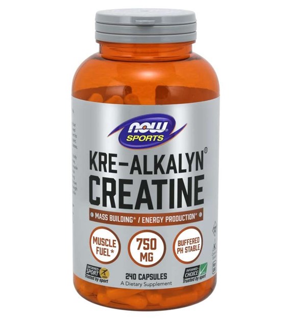 NOW FOODS Kre-Alkalyn Creatine, 750 mg (240 caps)