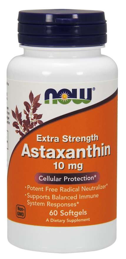 NOW FOODS Naturalna Astaksantyna 10 mg (60 kaps.)