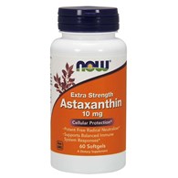 NOW FOODS Astaxanthin, 10 mg (60 sgels)