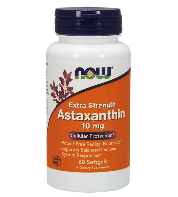 NOW FOODS Astaxanthin, 10 mg (60 sgels)