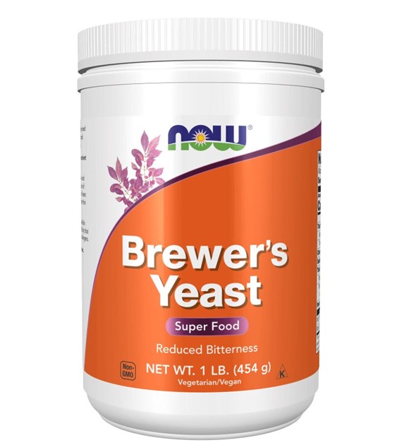 NOW FOODS Brewer's Yeast - Drożdze Piwowarskie 650 mg (454 g)