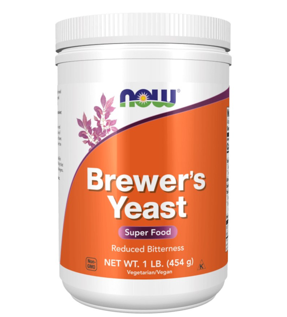 NOW FOODS Brewer's Yeast - Drożdze Piwowarskie 650 mg (454 g)