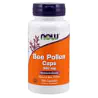 NOW FOODS Bee Pollen, 500 mg (100 caps)