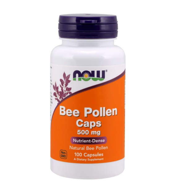 NOW FOODS Bee Pollen, 500 mg (100 caps)