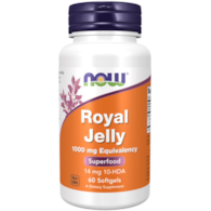 NOW FOODS Royal Jelly 1000 mg (60 kaps.)