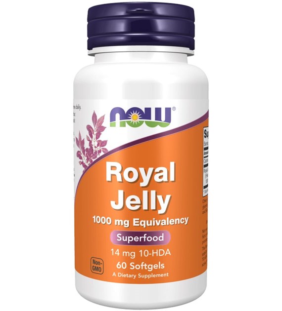 NOW FOODS Royal Jelly 1000 mg (60 kaps.)