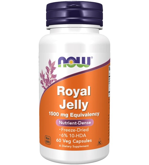 NOW FOODS Royal Jelly 1500 mg (60 kaps.)