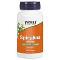 NOW FOODS Spirulina 500 mg (100 tabl.)