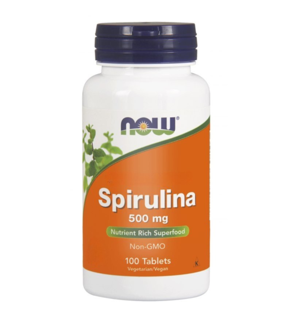NOW FOODS ORGANIC Spirulina, 500 mg (100 tabs)