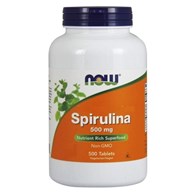 NOW FOODS EKO Spirulina 500 mg (500 tabl.)