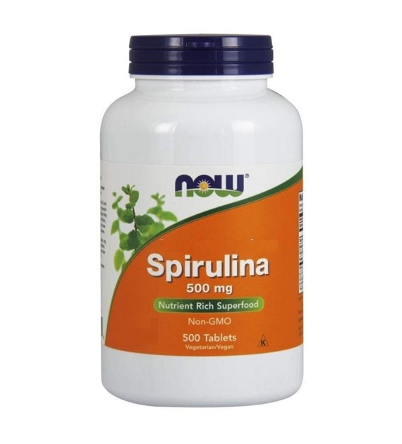 NOW FOODS EKO Spirulina 500 mg (500 tabl.)