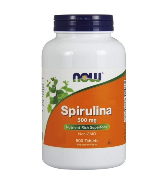 NOW FOODS Spirulina 500 mg (500 tabl.)