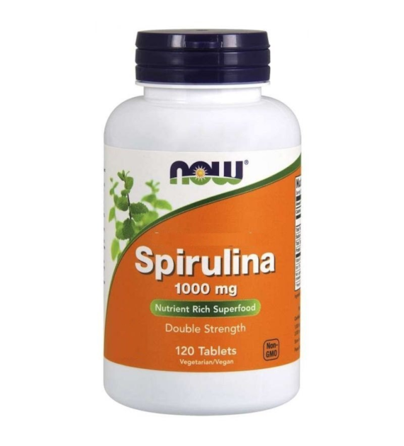 NOW FOODS Spirulina 1000 mg (120 tabl.)