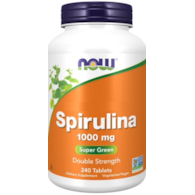 NOW FOODS Spirulina 1000 mg (240 tabl.)