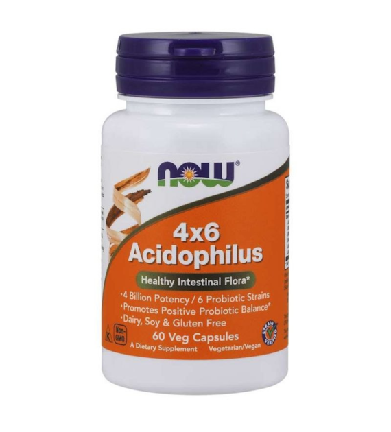 NOW FOODS 4X6 Acidophilus (60 vcaps)