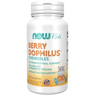 NOW FOODS BerryDophilus Kids - Probiotyk dla dzieci (60 tabl.)