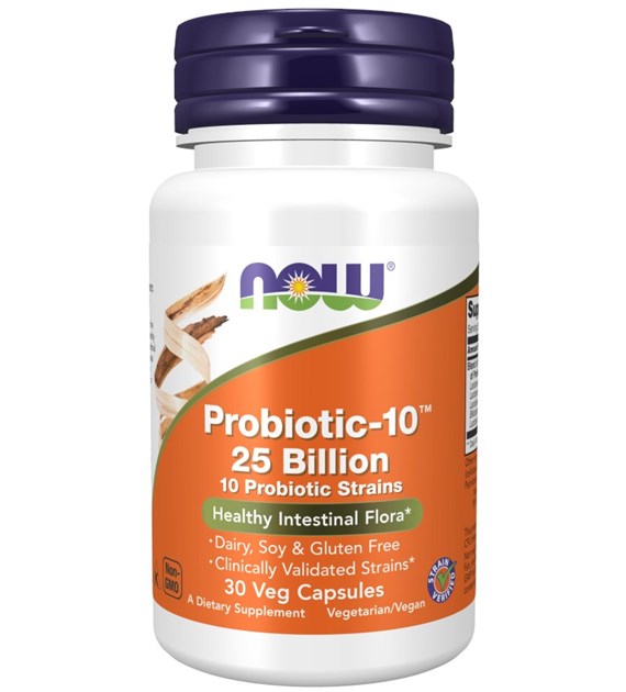 NOW FOODS Probiotic-10, 25 Billion (30 vcaps)