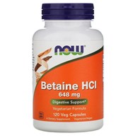 NOW FOODS Betaine HCl (120 vcaps)