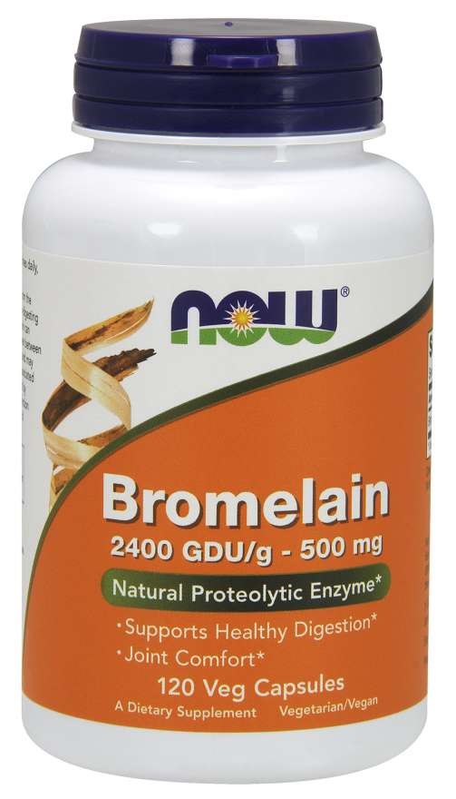 NOW FOODS Bromelaina (120 kaps.)