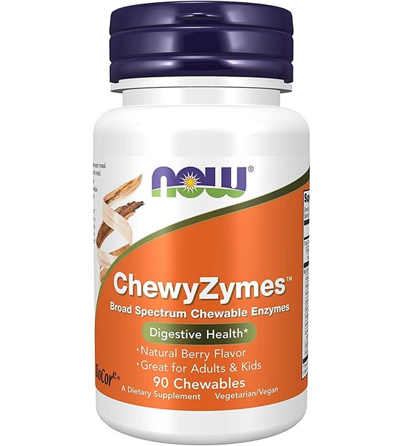 NOW FOODS ChewyZymes - Enzymy trawienne (90 tabl.)