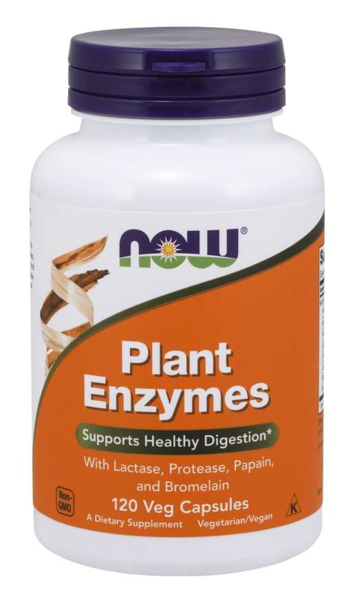 NOW FOODS Plant Enzymes - Enzymy roślinne (120 kaps.)