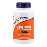 NOW FOODS Acid Relief Chew Enzymes (60 loz)