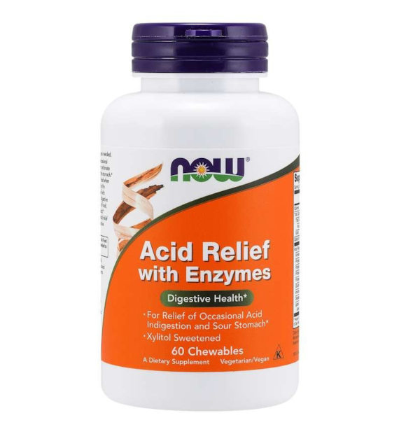 NOW FOODS Acid Relief with Enzymes (60 tabl.)