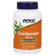 NOW FOODS Grzyb Cordyceps 750 mg (90 kaps.)