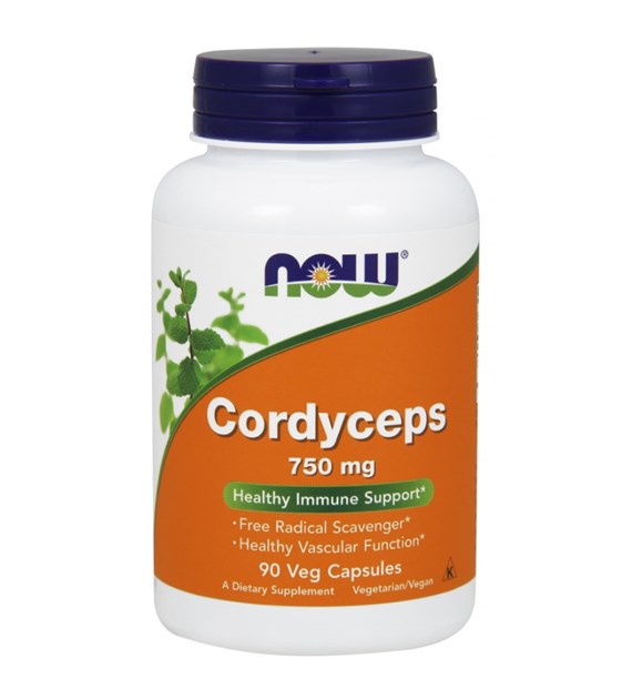 NOW FOODS Cordyceps, 750 mg (90 vcaps)