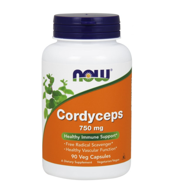 NOW FOODS Grzyb Cordyceps 750 mg (90 kaps.)