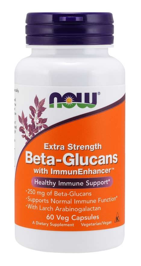 NOW FOODS Beta 1,3/1,6 Glucan (60 vcaps)