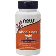 NOW FOODS Alpha Lipoic Acid, 100 mg (60 vcaps)