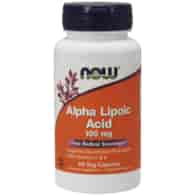NOW FOODS Alpha Lipoic Acid, 100 mg (60 vcaps)