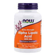 NOW FOODS Alpha Lipoic Acid, 600 mg (120 vcaps)