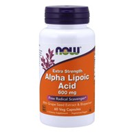 NOW FOODS Alpha Lipoic Acid, 600 mg (60 vcaps)