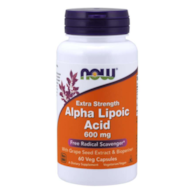 NOW FOODS Alpha Lipoic Acid, 600 mg (60 vcaps)