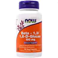 NOW FOODS Beta Glukan - Beta-1,3/1,6-D-Glucan 100 mg (90 kaps.)
