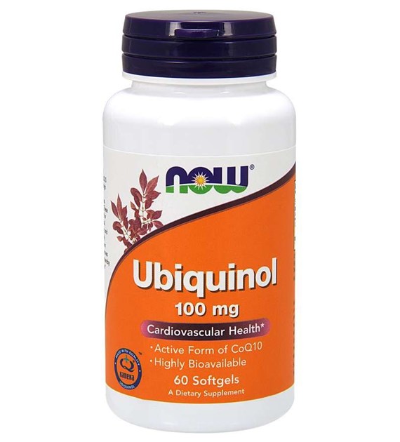 NOW FOODS Ubiquinol, 100 mg (60 sgels)