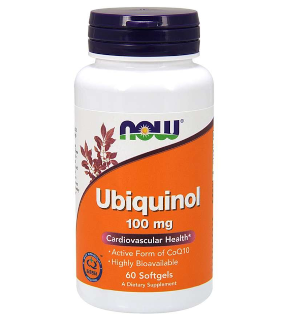 NOW FOODS Ubichinol - Koenzym Q10 100 mg (60 kaps.)