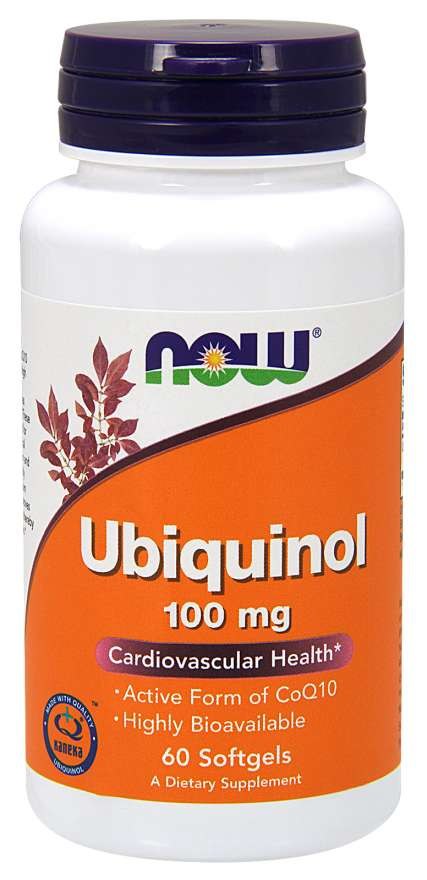 NOW FOODS Ubichinol - Koenzym Q10 100 mg (60 kaps.)