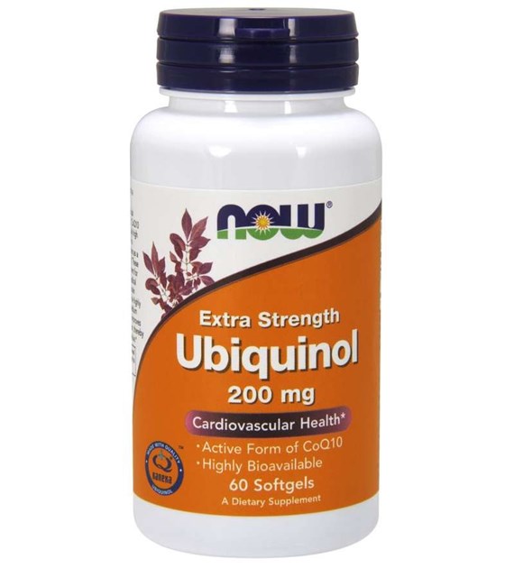 NOW FOODS Ubiquinol, 200 mg (60 sgels)