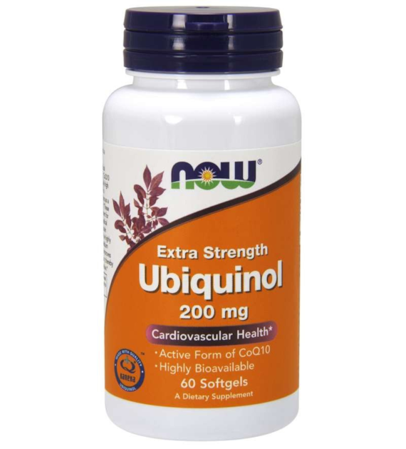 NOW FOODS Ubichinol - Koenzym Q10 200 mg (60 kaps.)